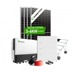 Гибридная система солнечной энергии Growatt мощностью 6 кВт
