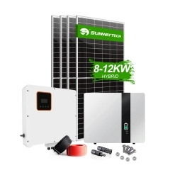8kw 10kw 12kw солнечная система с литиевой батареей гибридная солнечная домашняя система накопления энергии фотоэлектрические системы